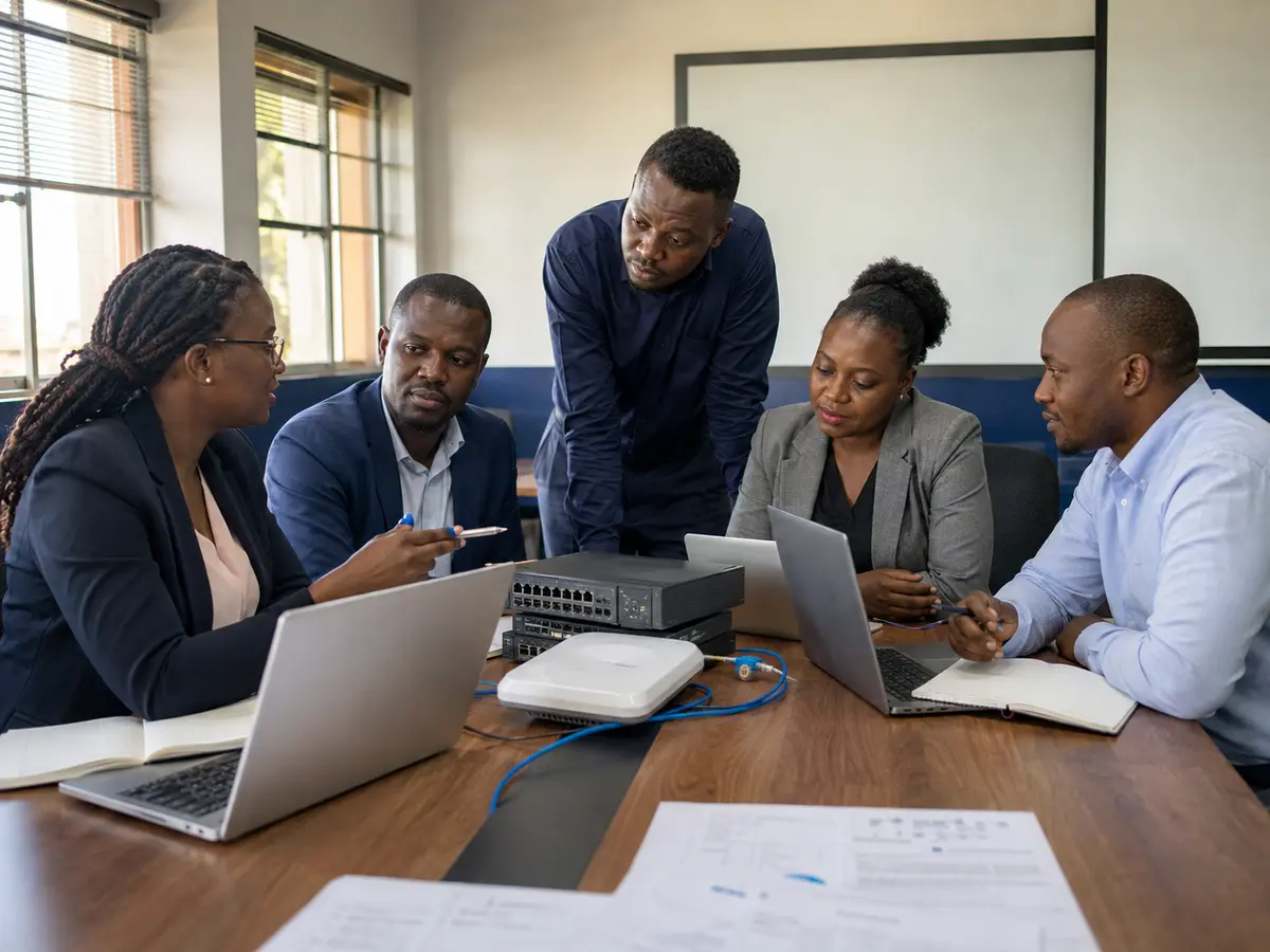 African institutional team reviewing ICT procurement requirements